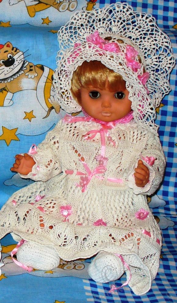 Ажурное платье — Одежда и обувь для кукол своими руками: фото (фото 6)