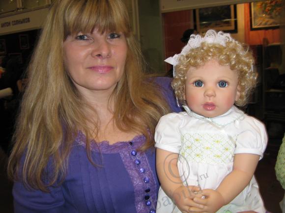 Моя кукла с выставки мастера Дорис Станнат