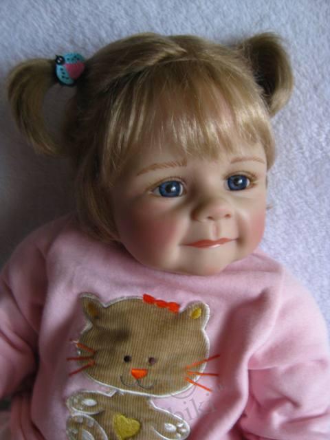 У нас новенькая. Добавила фотографии - кукла Джуди от Моники Левениг (фото 5)