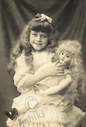Красивые фото - ретро дети с ретро куклами | Бэйбики Красивые фото - ретро дети с ретро куклами (фото 3)