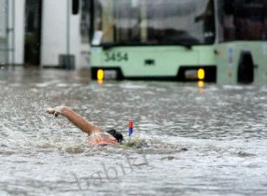 24 июля в Минске. Прошел дождик