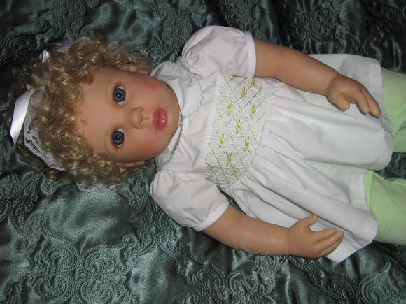 Моя кукла с выставки мастера Дорис Станнат (фото 6)