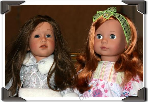 Мои первые куклы Готц - Снегурочка Сара и Ханна, наши первые фото (фото 3)