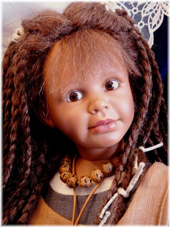 Экзотическая красавица Shawana от Bettina Feigenspann  фирмы ZAPF