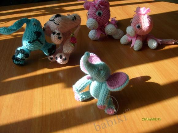 Новые жители нашего дома! - вязанные игрушки крючком (фото 6)