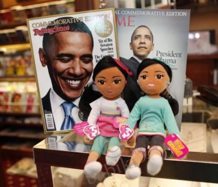 Куклы с именами дочерей Барака Обамы