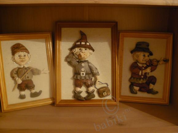 Самое простое солёное тесто - мои поделки