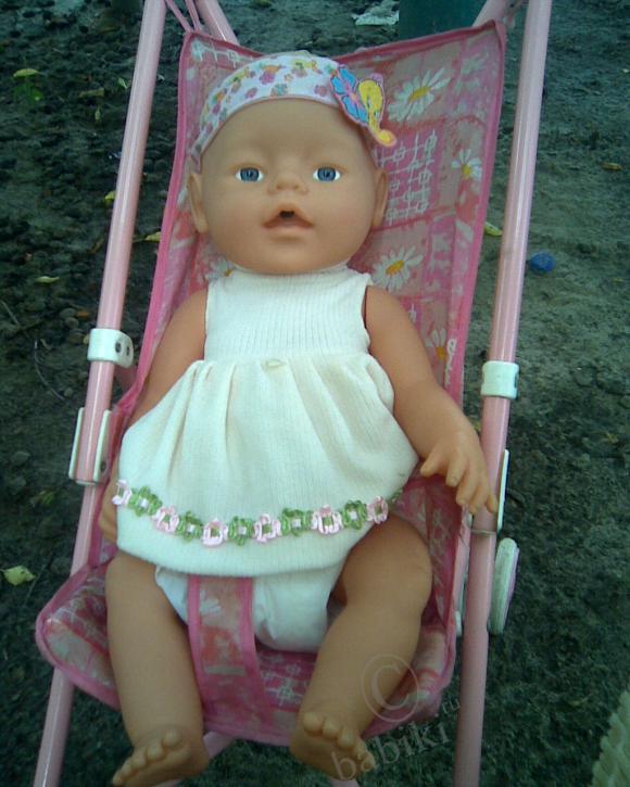 Прогулка с Сашенькой — Пупсы Baby Born и Baby Annabell (Zapf): интерактивные