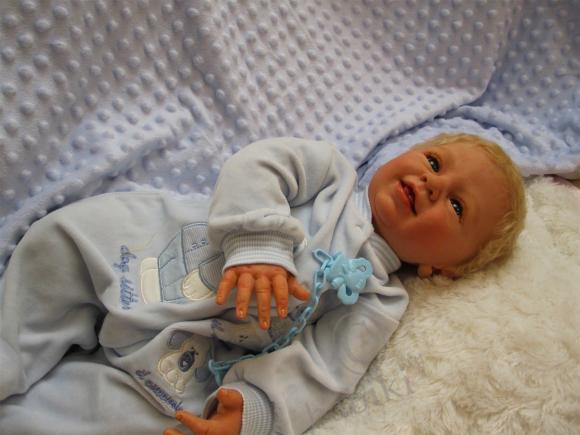 Малыш реборн Бено собрался к маме (фото 3)