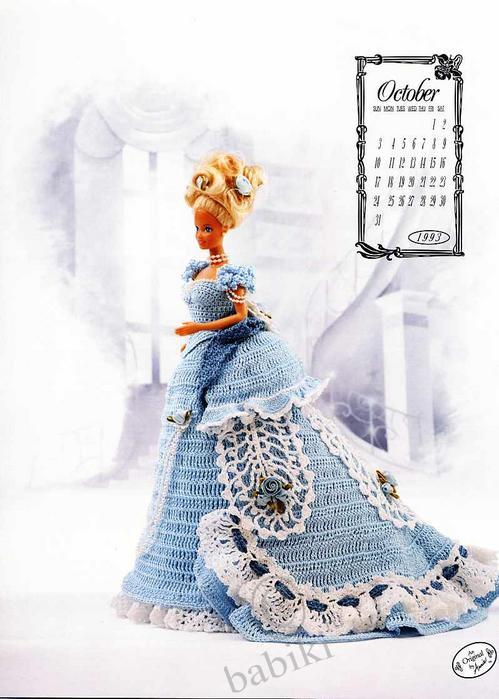 Куклы Barbie в красивых вязанных нарядах (фото 2)