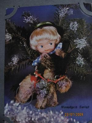 Куклы на почтовых открытках