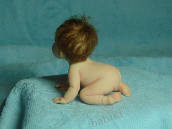 Ленька - мини кукла своими руками, авторская работа из фимо (фото 4)