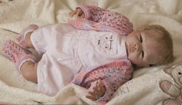 Вязаные вещички для кукол-малышей (фото 6)