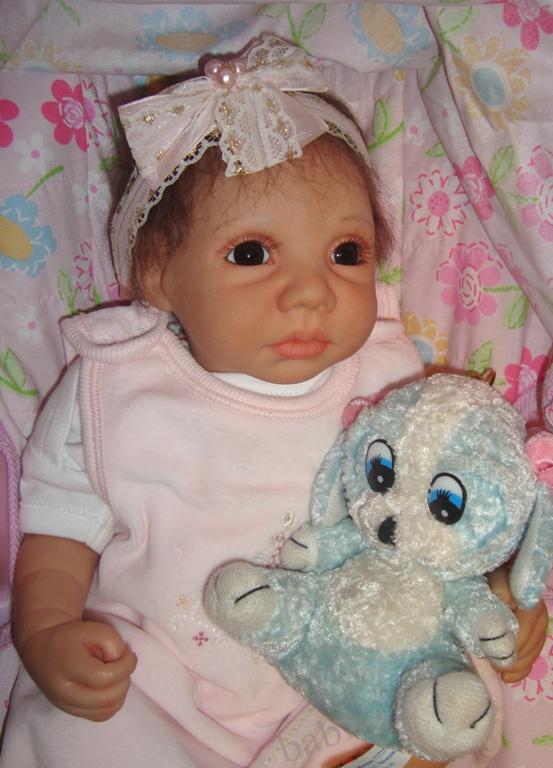 Моя коллекционная кукла - малышка Кристи от Герлинды Фезер (фото 7)