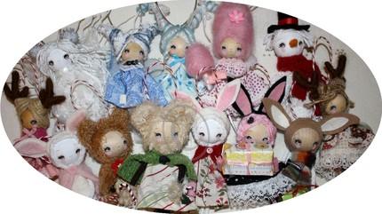 Украшаем елочку — Интерьерные и функциональные куклы: грелки на чайник (фото 8)