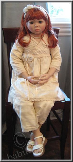 Посмотрите! Какая красавица. Кукла девочка от компании Masterpiece Dolls (фото 2)