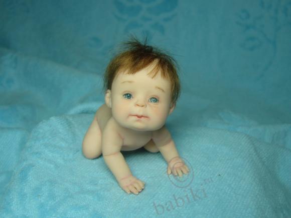 Ленька - мини кукла своими руками, авторская работа из фимо | Бэйбики Ленька - мини кукла своими руками, авторская работа из фимо