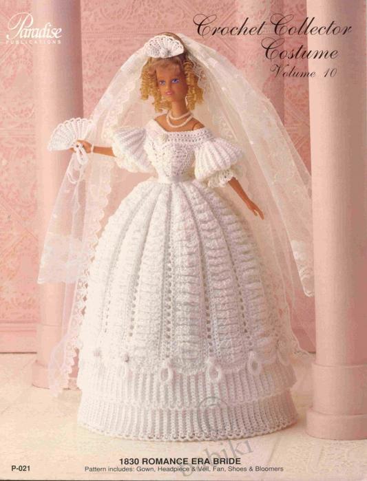 Куклы Barbie в красивых вязанных нарядах (фото 3)