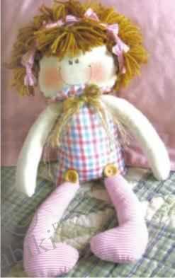 Выкройки - Несколько мягких текстильных кукол - шьем сами (фото 4)