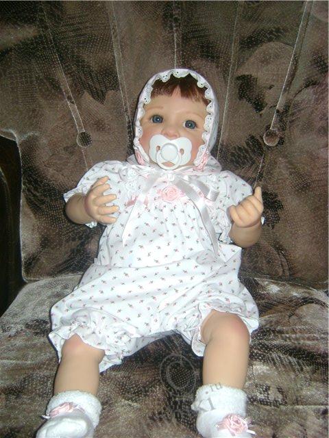 Моя долгожданная девочка Рике - коллекционная куколка от Моники Гедес