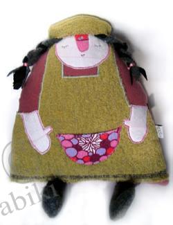 Авторская текстильная кукла Sandra Manat dolls