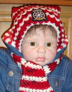 Вязаные вещички для кукол-малышей