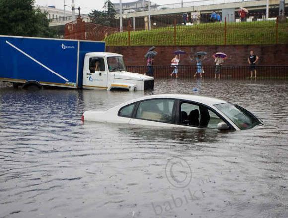 24 июля в Минске. Прошел дождик