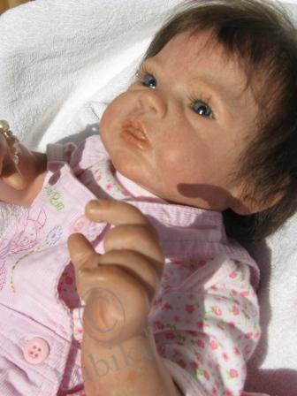 Розочка в розовом - малышка реборн, молд Бранвин (фото 2)