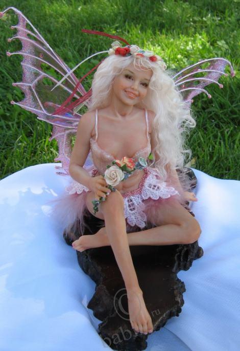 Авторские куклы - феи Eneida Rosa dolls | Бэйбики Авторские куклы - феи Eneida Rosa dolls (фото 2)