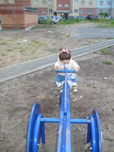 Baby Neele идет гулять. Коллекционная кукла от Monika Gerdes (фото 3)