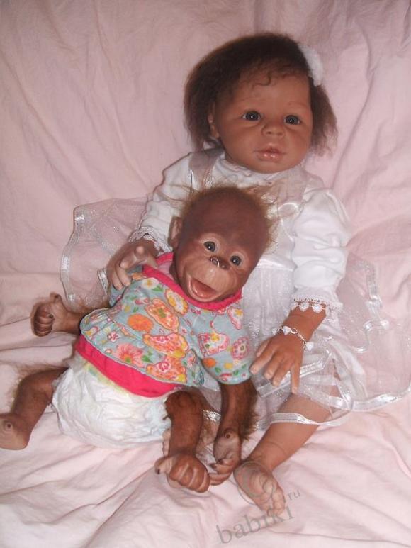 Моя новая малышка-реборн Мулаточка Кира (фото 7)