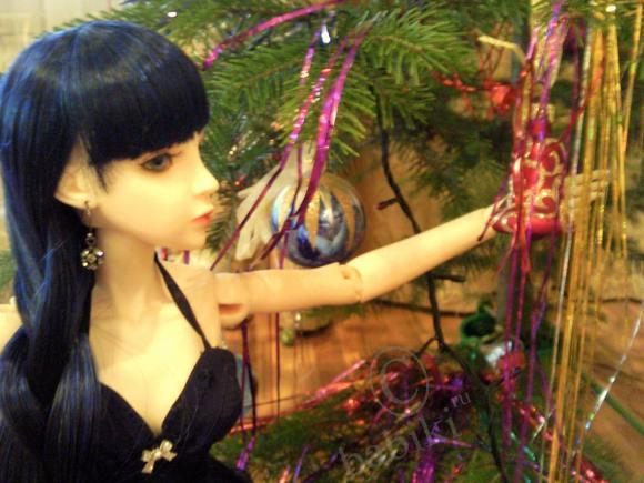 Новогоднее чудо - моя красавица Боня - кукла БЖД (фото 5)