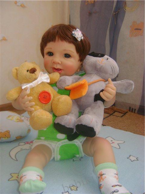 Моя долгожданная девочка Рике - коллекционная куколка от Моники Гедес