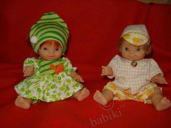 И снова близнецы - игровые пупсы от Paola Reina