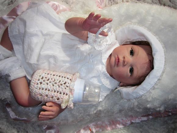 Mоя новая девочка Валентинка ищет маму (кукла реборн) - уже нашла :) (фото 4)