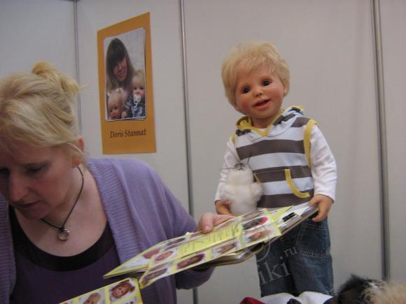 Выставка кукол в Москве 2010 года. (часть 1) - знакомство с мастерами реборнистами