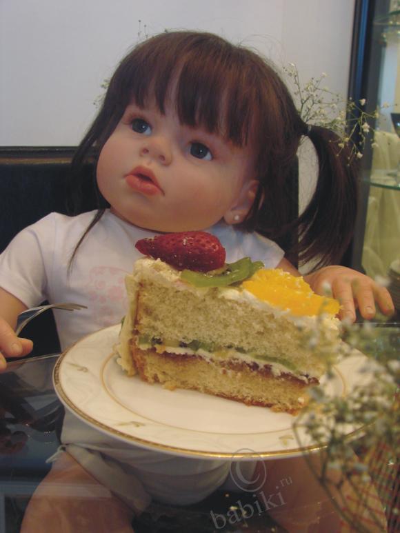 Цветочная фотосессия Кристи - Кукла реборн