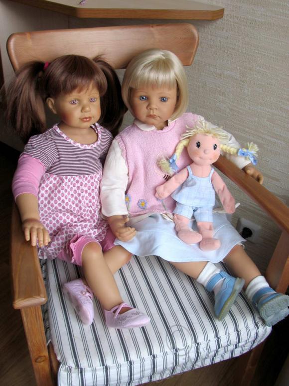 Сестричка Ульрика приехала!!! Нас теперь трое - Zapf-деток (фото 9)