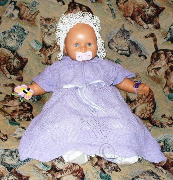 Ажурное платье — Одежда и обувь для кукол своими руками: фото