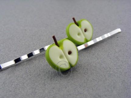 Серьги,бусы,кольца в виде еды - аппетит из полимерной глины (фото 6)