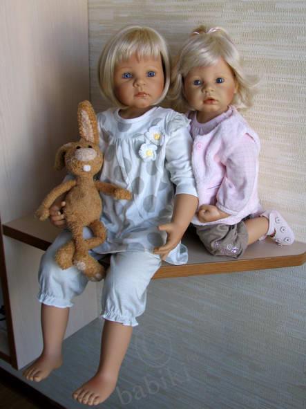 Мои девченки - Машуля и Ульрика - коллекционные куклы Zapf (фото 2)
