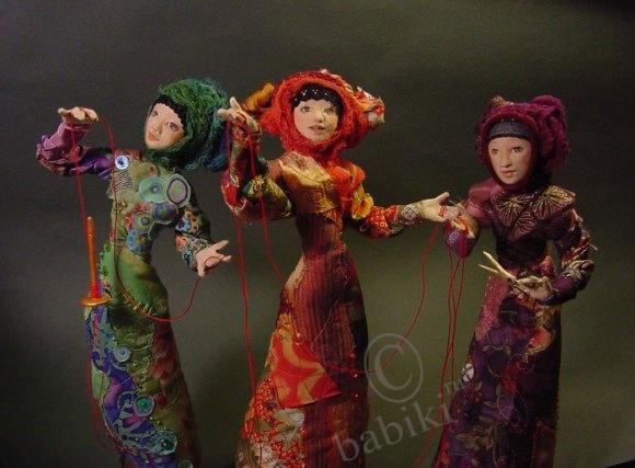 Авторские текстильные куклы Angela Jarecki dolls (фото 8)