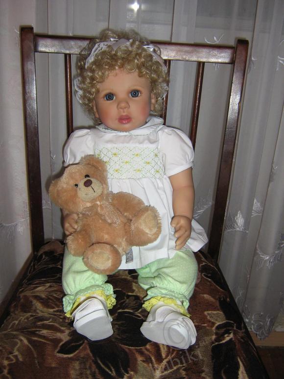 Моя кукла с выставки мастера Дорис Станнат (фото 8)