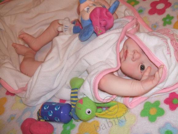 Моя новая малышка-реборн Робин
