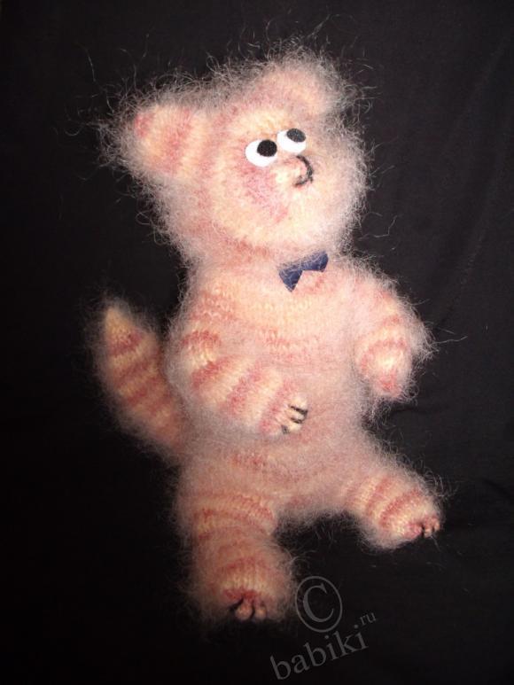 Мартовские коты - игрушки вязанные спицами (фото 4)