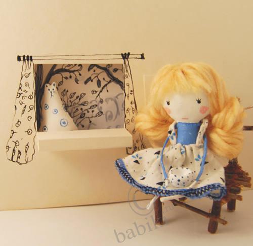 Авторские куклы из ткани by Miriana - Little Dolls (фото 4)