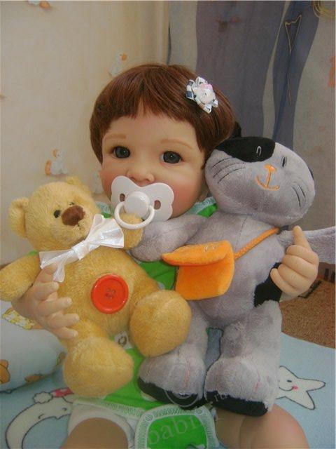 Моя долгожданная девочка Рике - коллекционная куколка от Моники Гедес