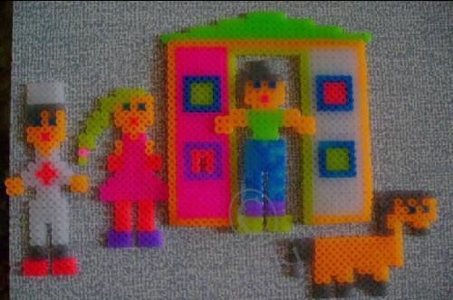 Куклы моей дочки — Авторские игрушки из разных материалов: синельная проволока (фото 2)