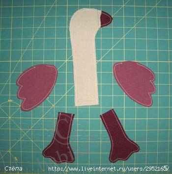 Гуси-лебеди - игрушка с мешочком, как сшить своими руками (фото 5)