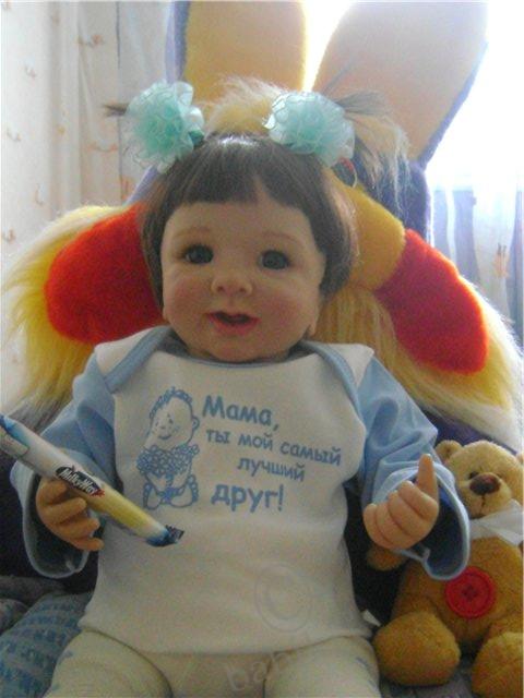 Моя долгожданная девочка Рике - коллекционная куколка от Моники Гедес